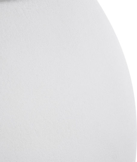 GloboStar Murano Саксия Полиестер Бял Със стойка 90x90x70εκ.