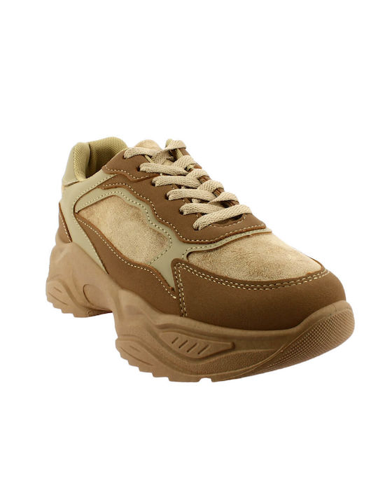 IQ Shoes Γυναικεία Sneakers Taupe