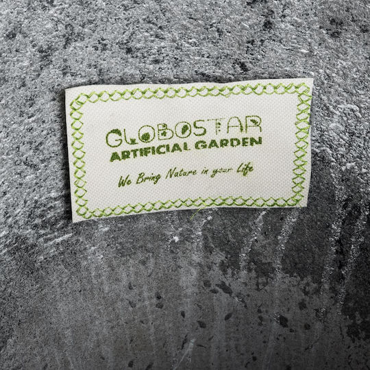 GloboStar Galicia Κασπώ Πολυεστερικό Γκρι με Βάση 50x50x110εκ.