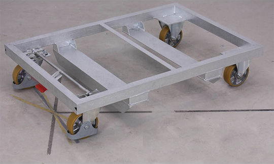 Variofit Plattformwagen for Load Weight up to 500kg in Blau Color