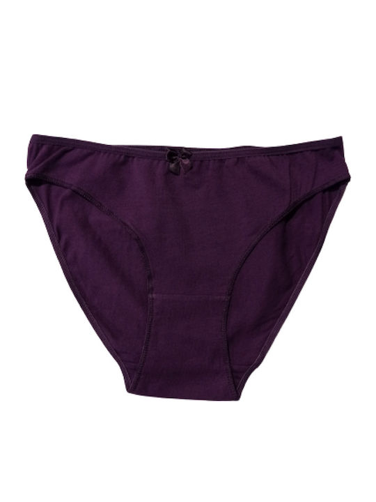 Γυναικεία Slip 3Pack Μαύρο/Μωβ/Σάπιο Μήλο