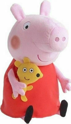 Plush Peppa Pig with Teddy Bear for 3+ Years 55 cm