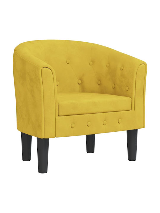 Armchair Yellow 70x56x68cm