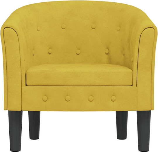 Armchair Yellow 70x56x68cm