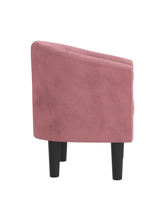 Sessel Samt Pink 70x56x68cm