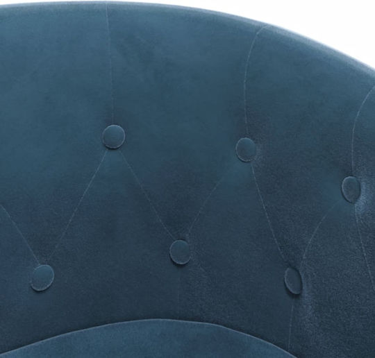 Sessel Samt Dark Blue 70x56x68cm