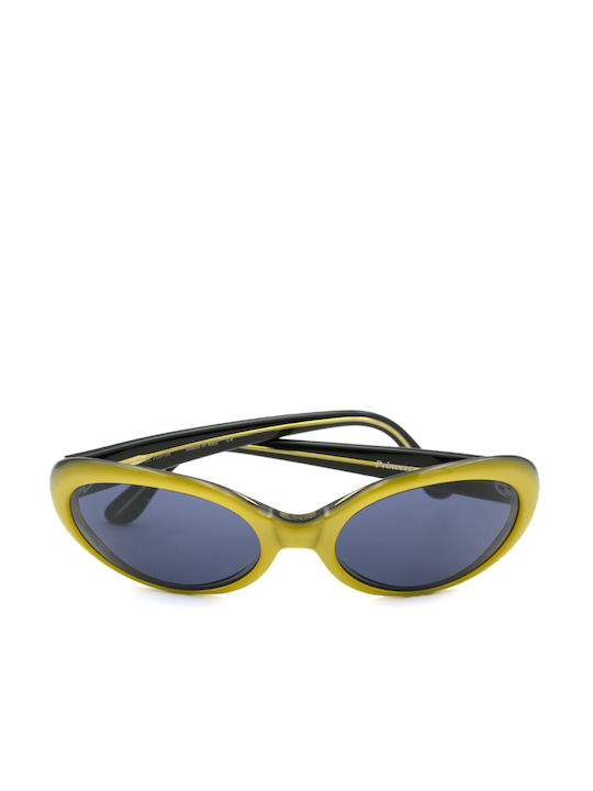 Princess Women's Sunglasses with Yellow Plastic Frame and Blue Lens 709/08/50-15-135