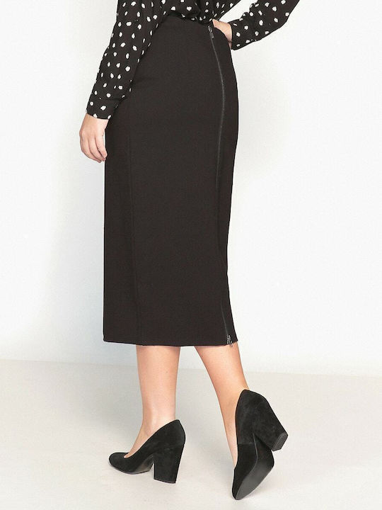 Maille Milano Pencil Midi Φούστα Μαύρη