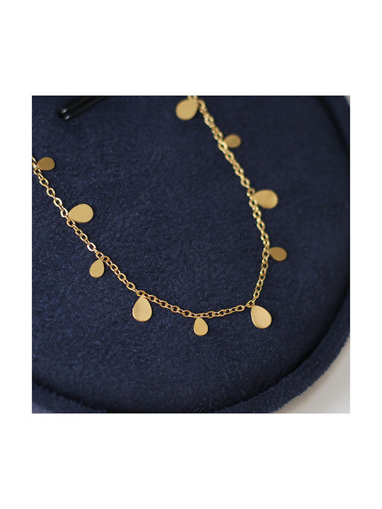 Necklace from Gold Plated Steel