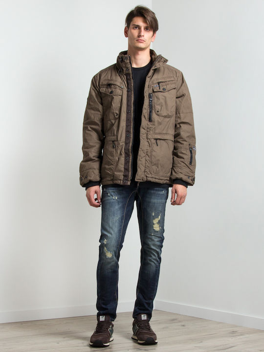 Winter Jacke Braun