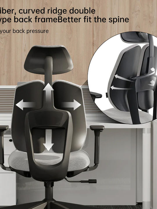 Eureka Ergonomic Office Chair With White Arms