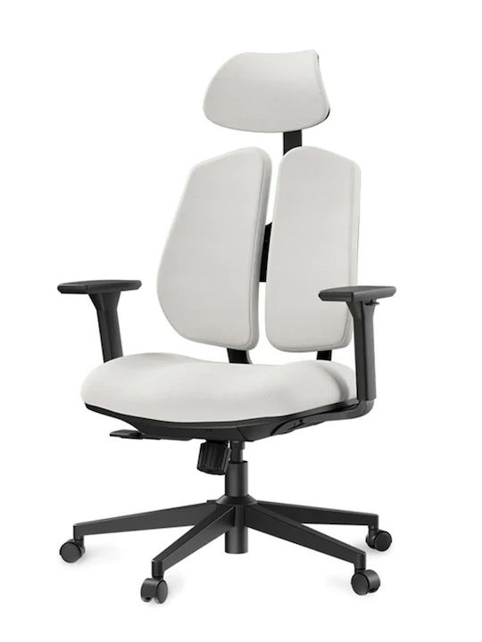 Eureka Ergonomic Office Chair With White Arms