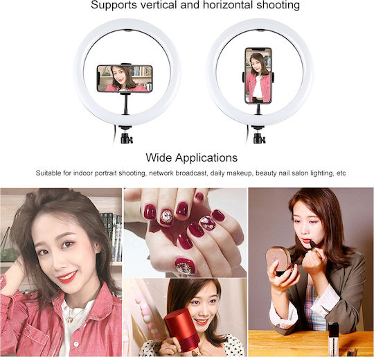 Puluz Ring Light 30cm with Floor Tripod and Mobile Phone Holder