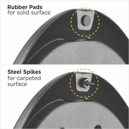 Audizio Speaker Stands Floor HTS12 (Pair) in Black Colour
