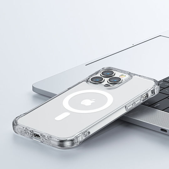 Joyroom Magnetic Defender MagSafe Back Cover Σιλικόνης Διάφανο (iPhone 14 Pro Max)