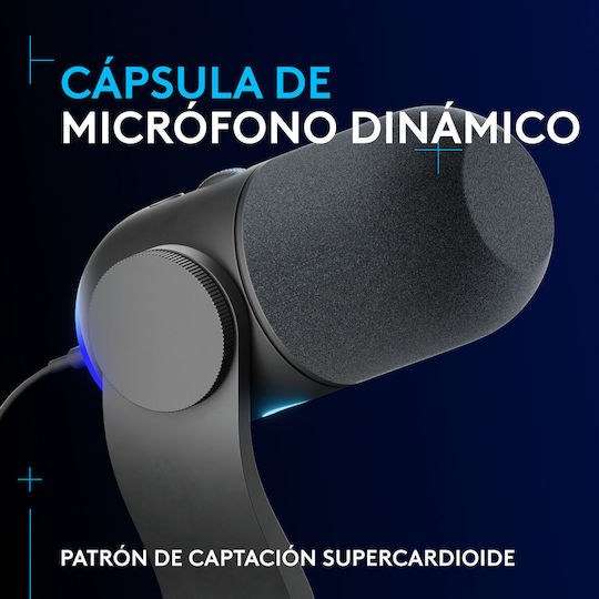 Logitech Yeti Δυναμικό Microphone USB Tabletop for Vocals