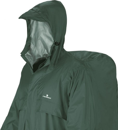 Ferrino Poncho Trekker Ripstop Κυνηγετικό Αδιάβροχο Χακί