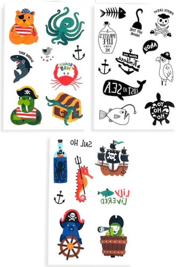 Ooly Pirate's Life Kinder Tattoos