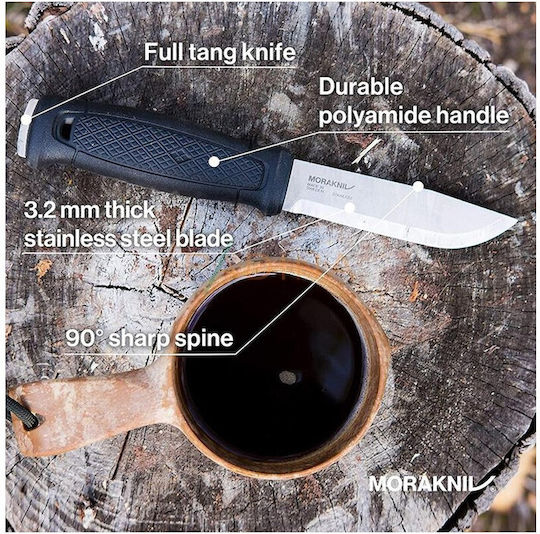 Morakniv Garberg (S) Μαχαίρι Black σε Θήκη