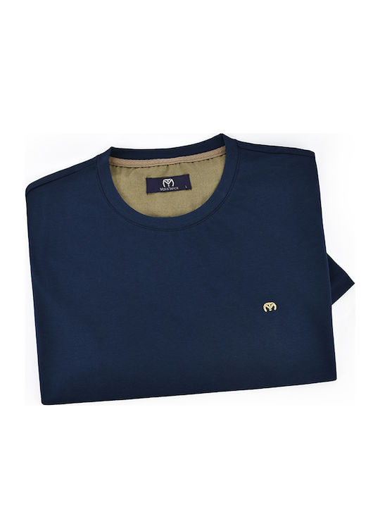 T-shirt Blue Tan