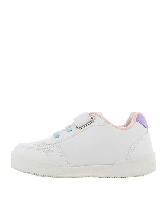 Sneaker Παιδικά Sneakers Ανατομικά με Σκρατς Λευκά