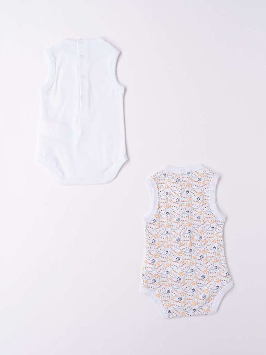 iDO Baby Bodysuit Set White