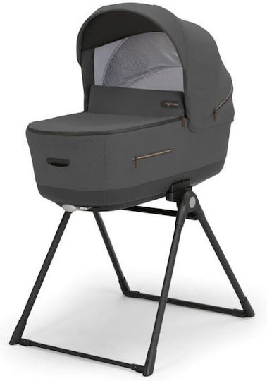 Inglesina Aptica XT Quattro Darwin Infant Recline Adjustable 3 in 1 Baby Stroller Suitable for Newborn Magnet Grey 12.6kg
