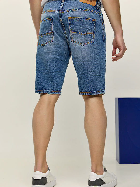 Edward Jeans Men's Shorts Blue