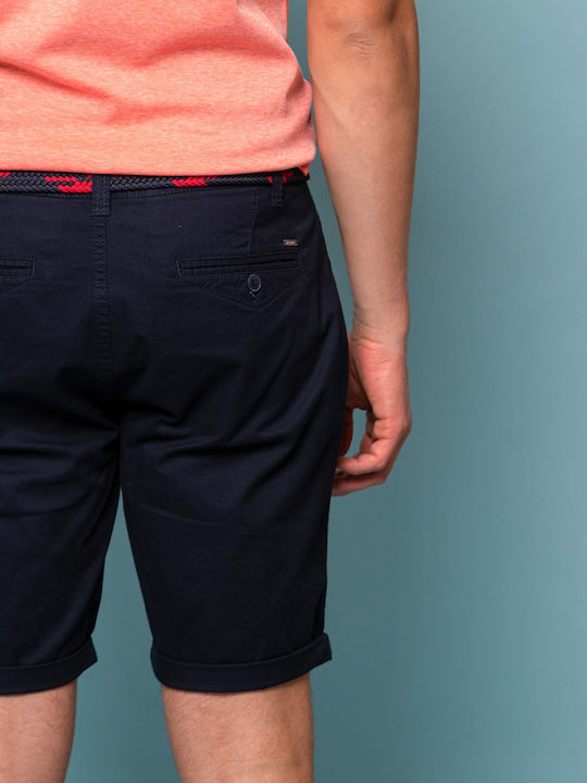 Ανδρική Βερμούδα Chino Navy Μπλε