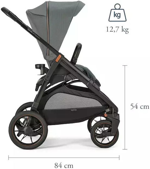 Inglesina Aptica XT Adjustable Baby Stroller Suitable for Newborn Tundra Beige 12.7kg