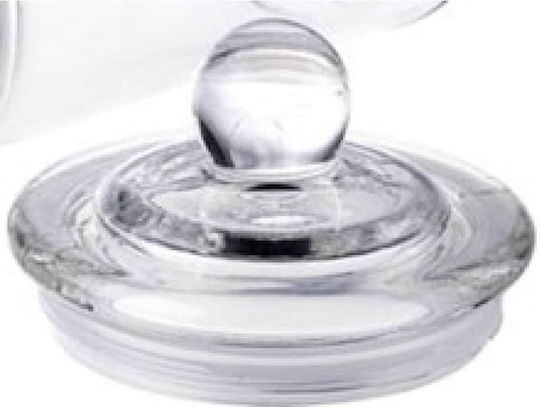 GTSA General Use Vase with Airtight Lid Glass Transparent 2500ml