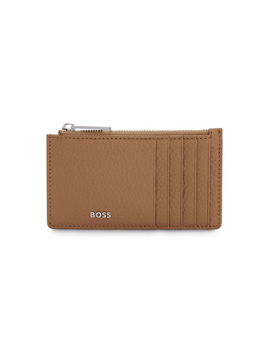 Hugo Boss Men's Leather Card Wallet Black