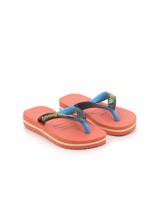 Παιδικές Σαγιονάρες Flip Flops Πορτοκαλί Classics