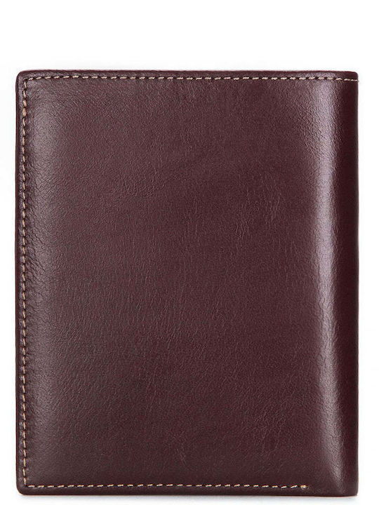 Leather Men's Wallet Classic with RFID Brown