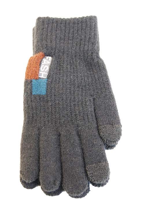 Vamore Unisex Knitted Touch Gloves Gray