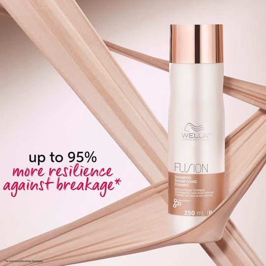 Wella Professionals Fusion Intense Repair Shampoos Reconstruction/Nourishment & Smoothing for Damaged Hair 250ml