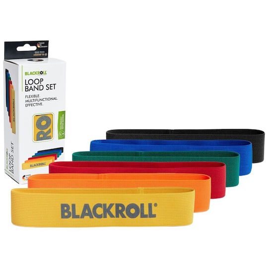 Blackroll 32cm Resistance Bands Set 6pcs Multicolored 0.32m