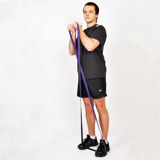 inSPORTline Resistance Band Hangy 13mm X-Light Λάστιχο Γυμναστικής Loop Πολύ Μαλακό Κόκκινο 1.02m