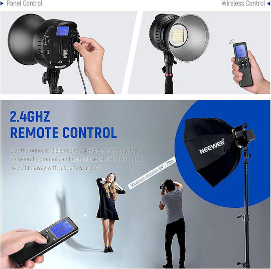 Neewer CL-60B COB Licht 3200 - 5600K 60W