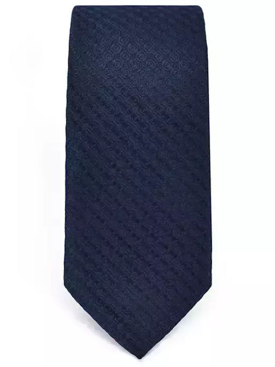 Makis Tselios Fashion Men's Tie Monochrome in Blue Color