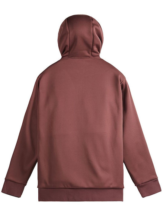 Picture Organic Clothing Men's Sweatshirt Jacket with Hood and Pockets Brown