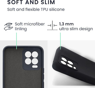 KWmobile Back Cover Silicone Black (OnePlus 8 ProRealme 8/8 Pro)