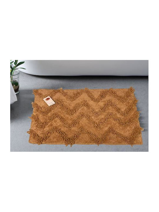 Linea Home Badematte Baumwolle Rechteckig LH2044023-1 Cinnamon 60x90cm