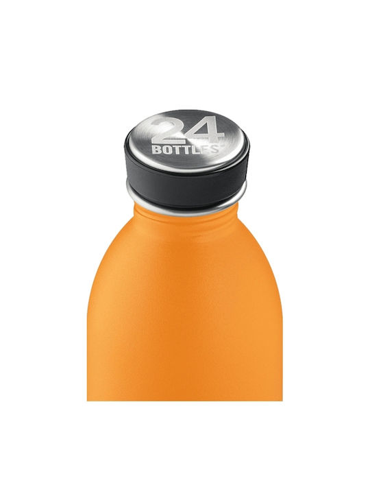 24Bottles Urban Ανοξείδωτο Παγούρι 500ml Πορτοκαλί