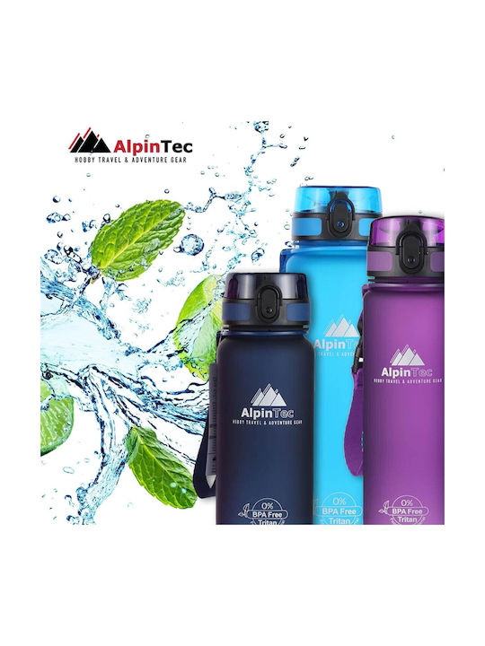 AlpinPro Mood Παγούρι Πλαστικό 500ml Μαύρο