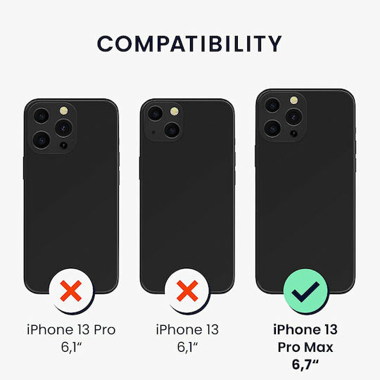 KWmobile Rubberized Back Cover Silicone (iPhone 13 Pro Max)