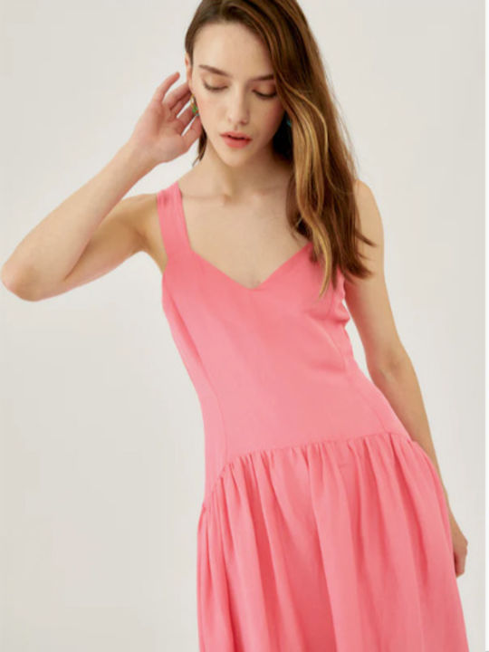 Silvian Heach Maxi Φόρεμα Ροζ