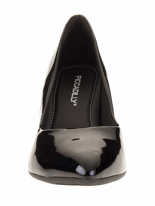 Piccadilly Anatomic Patent Leather Black Heels