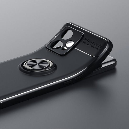 Ancus Back Cover Σιλικόνης Μαύρο (Realme 9 5G / 9 Pro)