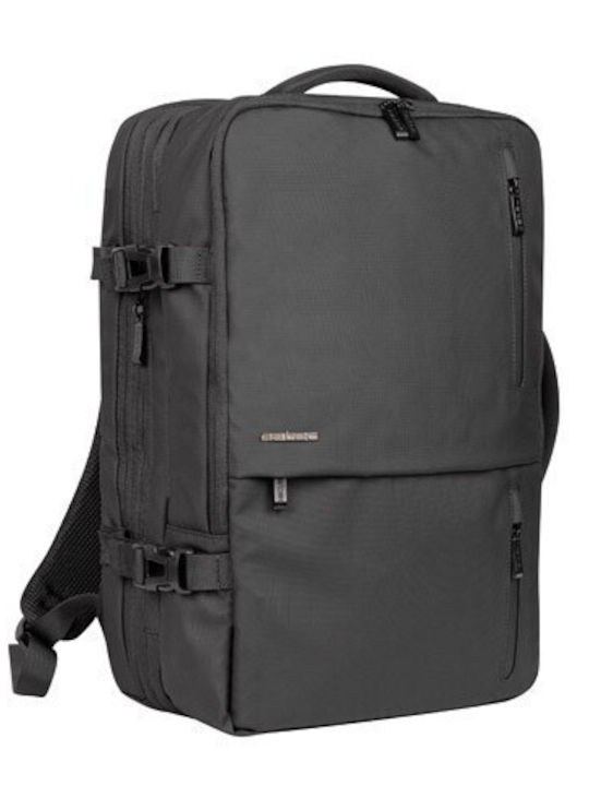 Natec Τσάντα Πλάτης για Laptop 17.3" με Θύρα USB σε Καφέ χρώμα 351242